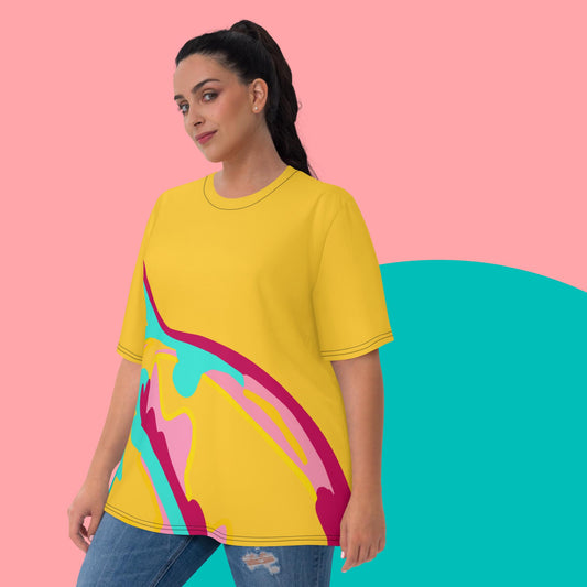 Embrace Body Love T-shirt- Yellow (Femme fit)