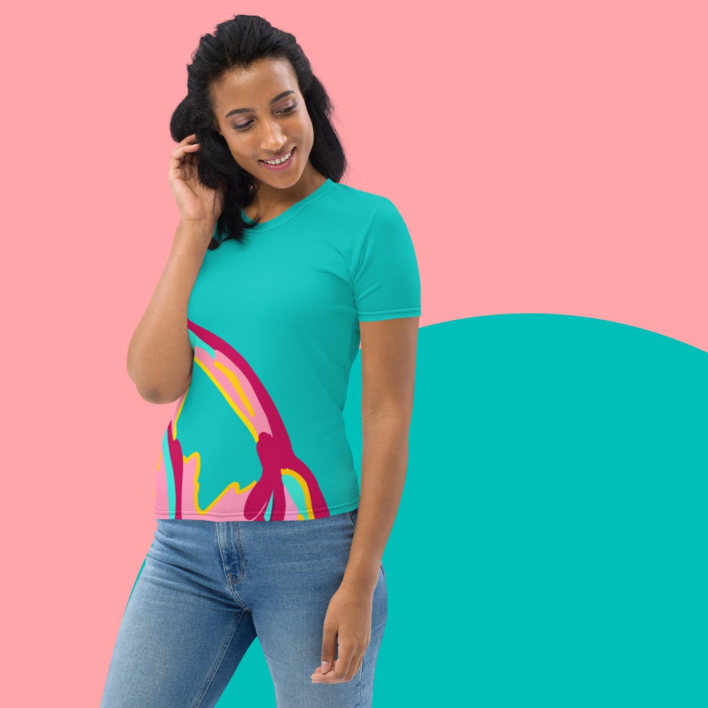Embrace Body Love T-shirt- Teal (Femme fit)