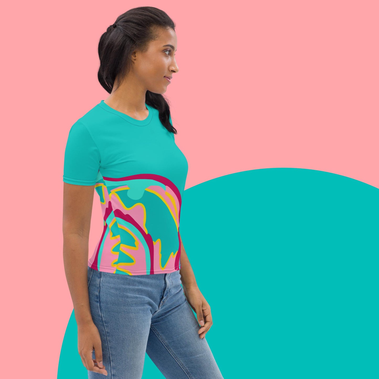 Embrace Body Love T-shirt- Teal (Femme fit)