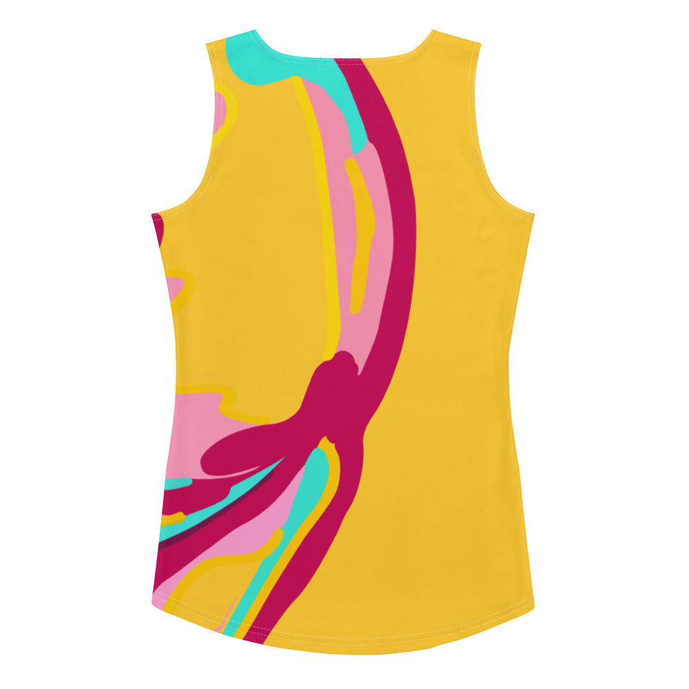 Embrace Body Love Tank Top- Yellow