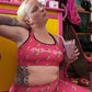 Pink Banana Sports bra- Dark Pink