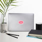Embrace Body Love Logo- Bubble-free stickers, Pink Logo