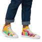 Embrace Body Love High-Top Canvas Shoes- Yellow (Men's Sizing)