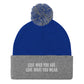 "Love Who You Are" Pom-Pom Beanie (Embrace Body Love)