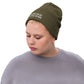 "Love Who You Are" Ribbed Knit Beanie (Embrace Body Love)