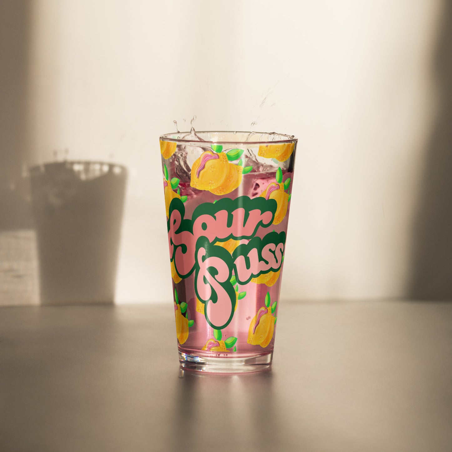 Sour Puss- Shaker Pint Glass