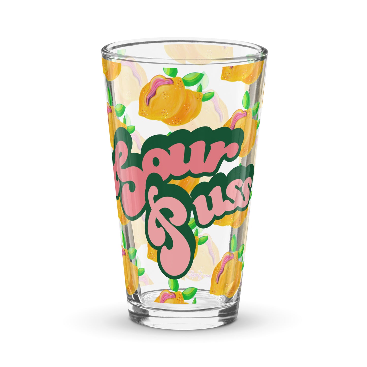 Sour Puss- Shaker Pint Glass