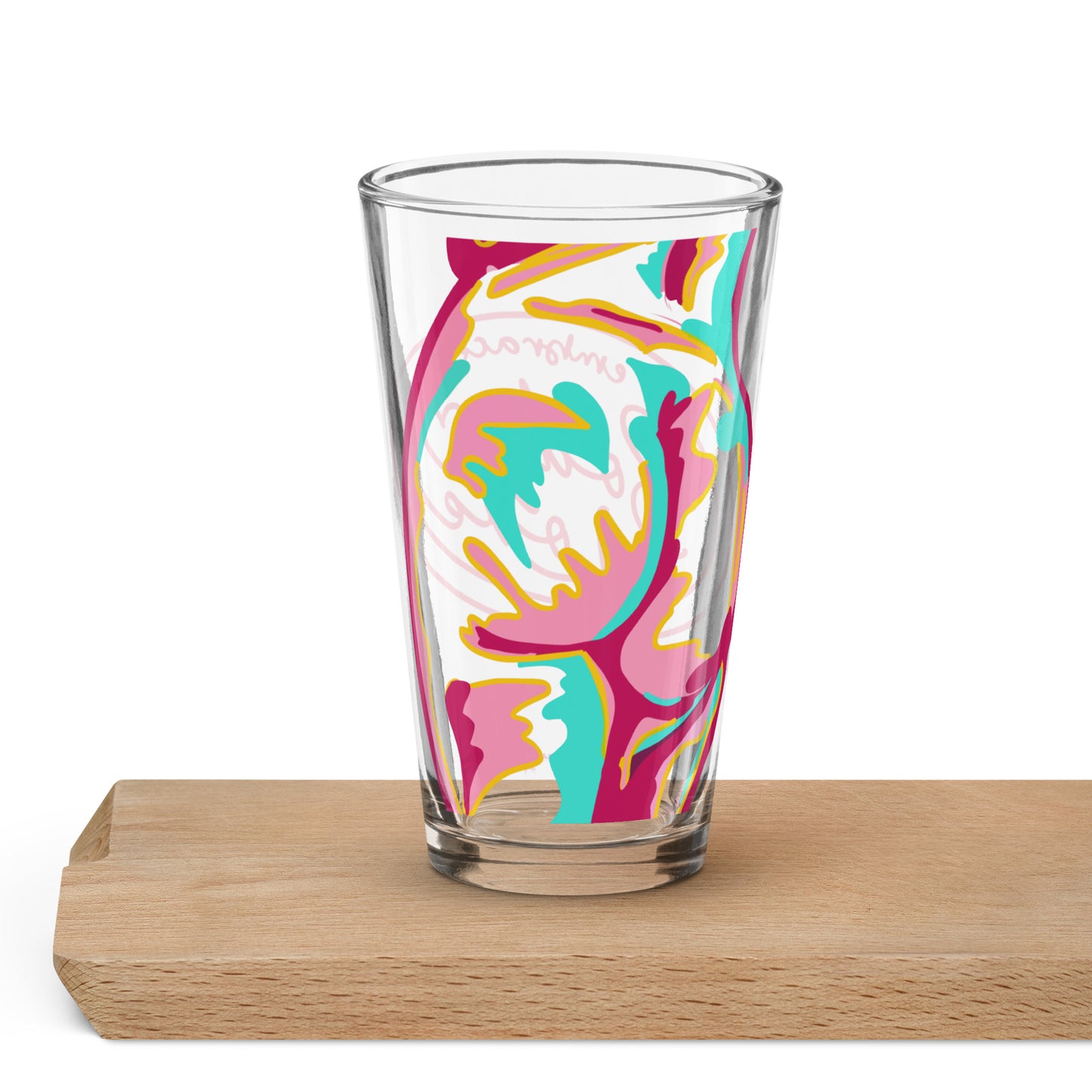 Embrace Body Love Shaker Pint Glass- 16oz