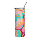 Embrace Body Love Stainless Steel Tumbler, 20oz- Light Pink