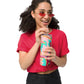 Embrace Body Love Stainless Steel Tumbler, 20oz- Light Pink