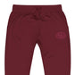 Embrace Body Love Logo Genderless Fleece Sweatpants- Embroidered, pink logo