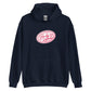 Embrace Body Love Logo, Hoodie- Genderless, Pink/White Logo