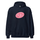 Embrace Body Love Logo, Organic Sweatshirt- Crewneck, Pink/White Logo (Recycled)