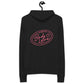 Embrace Body Love Logo, Lightweight Zip Hoodie- Genderless, Pink Logo