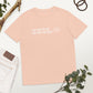 "Love Who You Are" Genderless Organic Cotton T-shirt (Embrace Body Love Logo)