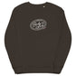 Embrace Body Love Logo, organic sweatshirt- Crewneck, White Logo (Recycled)
