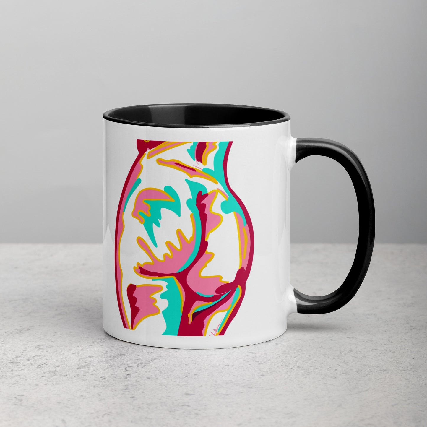 Embrace Body Love Mug with Color Inside- 11oz