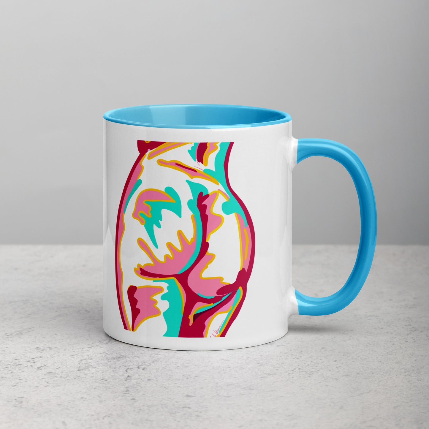 Embrace Body Love Mug with Color Inside- 11oz