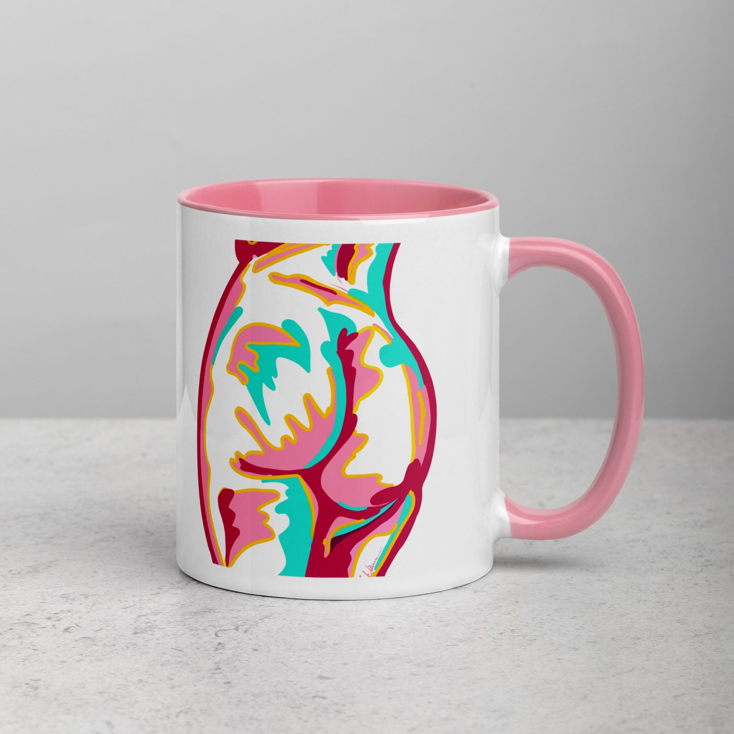 Embrace Body Love Mug with Color Inside- 11oz