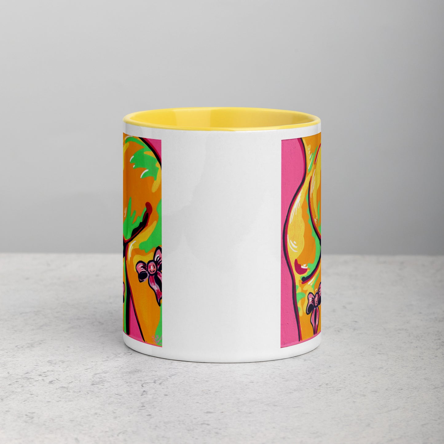 Booty and Bows- Mug with colour (11 or 15oz)