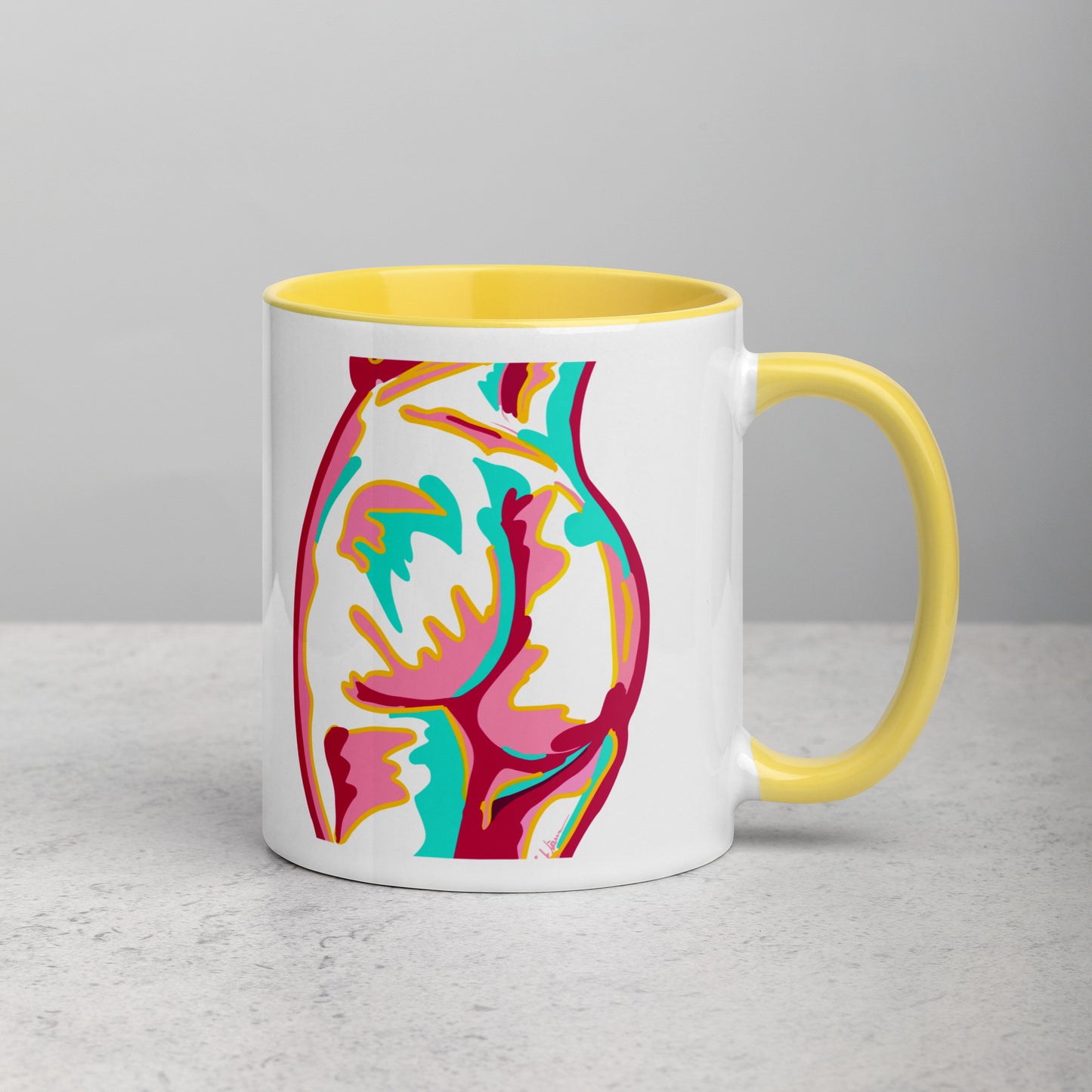 Embrace Body Love Mug with Color Inside- 11oz