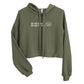 "Love Who You Are" Crop Hoodie (Embrace Body Love logo)
