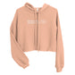 "Love Who You Are" Crop Hoodie (Embrace Body Love logo)