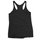 Embrace Body Love Logo Racerback Tank, White Logo (Femme fit)