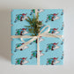 Anxious Shark- Holiday/Christmas Wrapping paper sheets