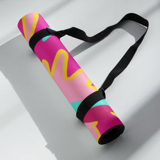 Embrace Body Love Yoga Mat- Hot Pink