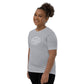 Embrace Body Love Logo- Genderless Youth Short Sleeve T-Shirt (white logo)