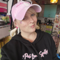 Pink Banana Sparkles- Embroidered Tie dye hat