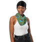Basic Shark- All-over print bandana (olive)