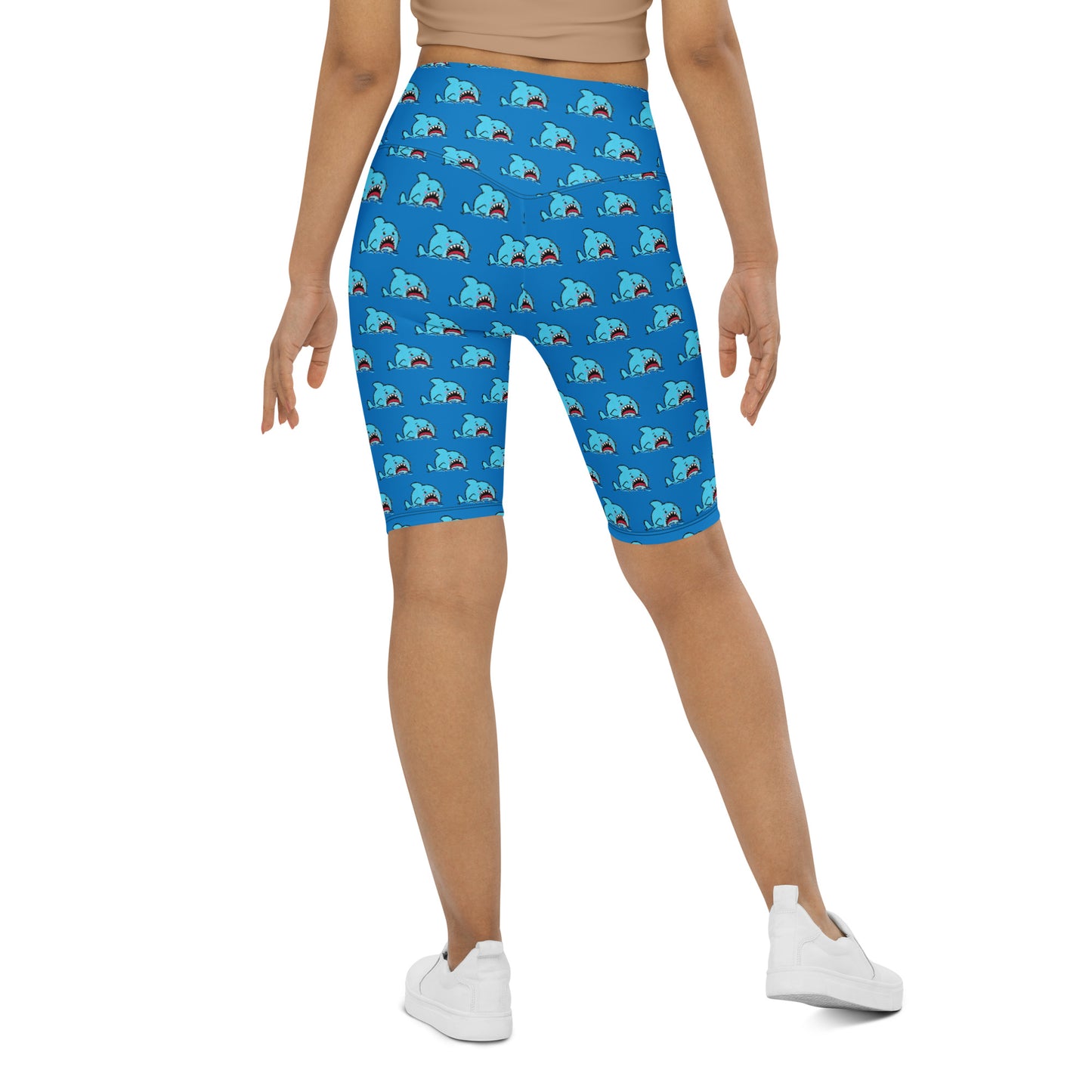 Anxious Shark- Biker Shorts