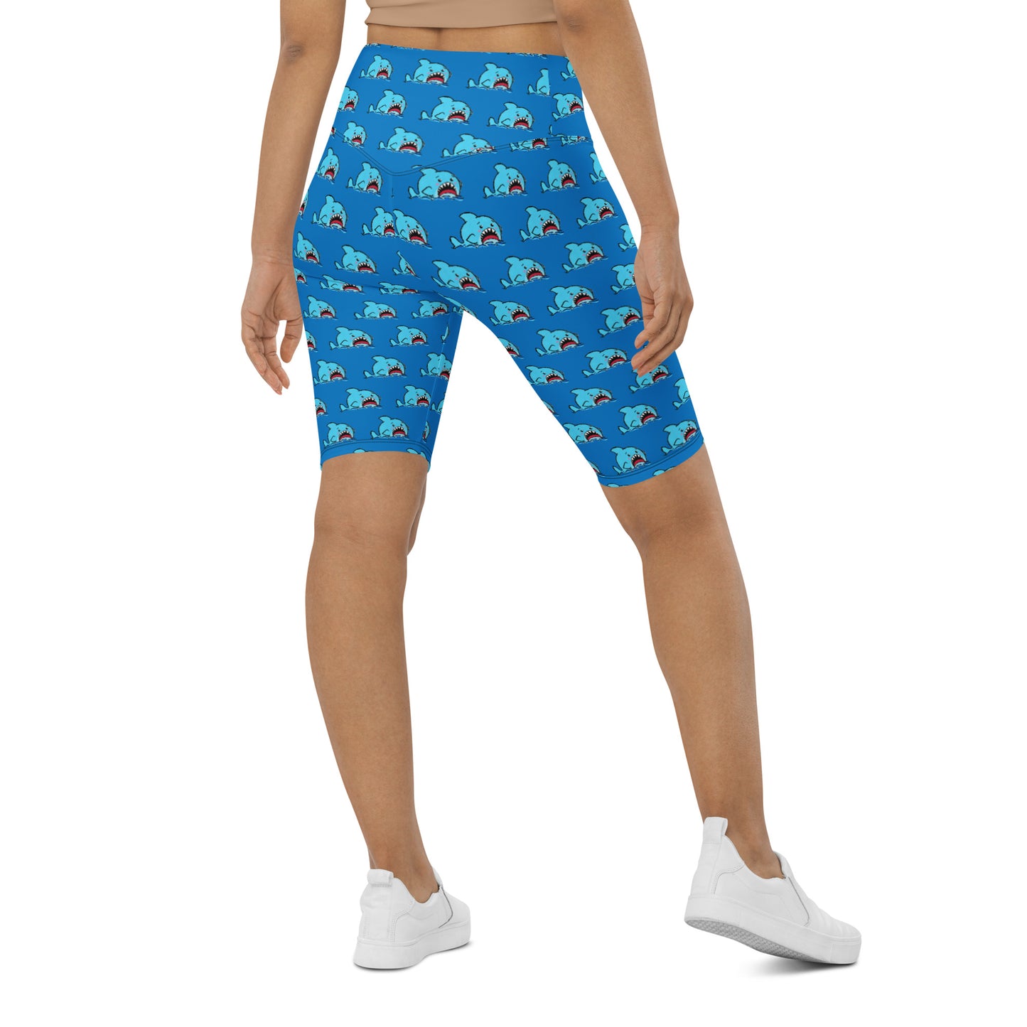 Anxious Shark- Biker Shorts