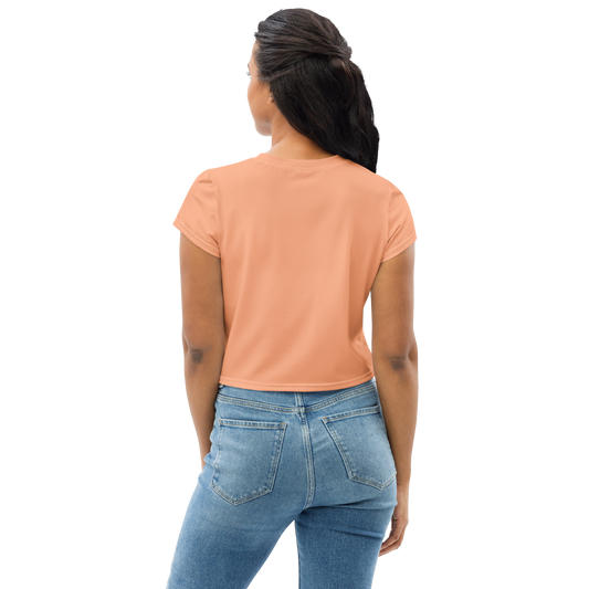 "The Perfect Peach" Peach Vulva Crop Tee