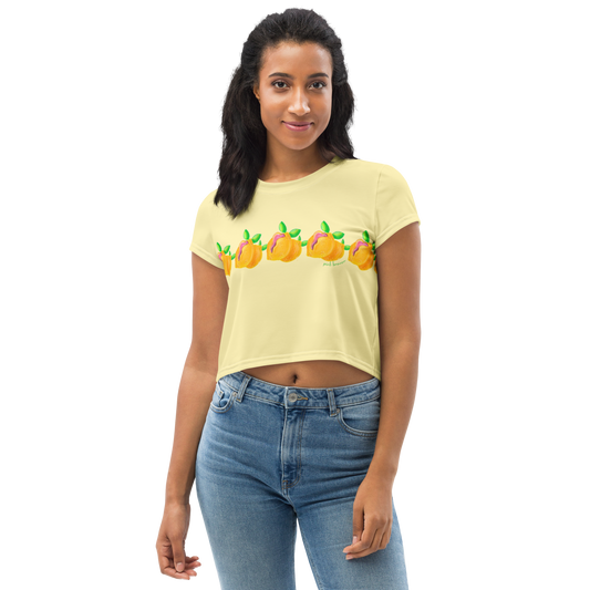 "Sour Puss" Lemon Vulva Crop Tee