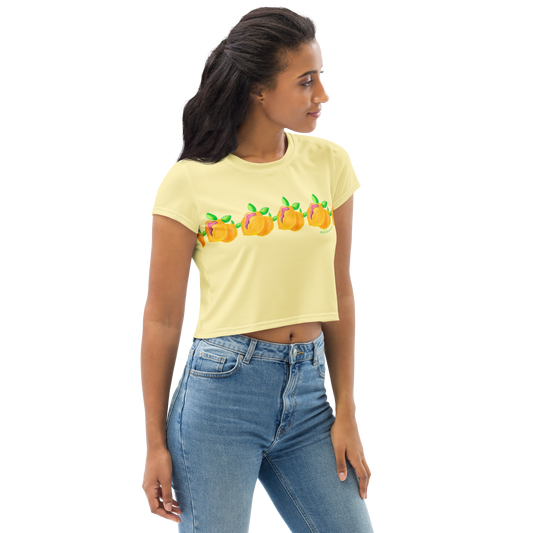 "Sour Puss" Lemon Vulva Crop Tee