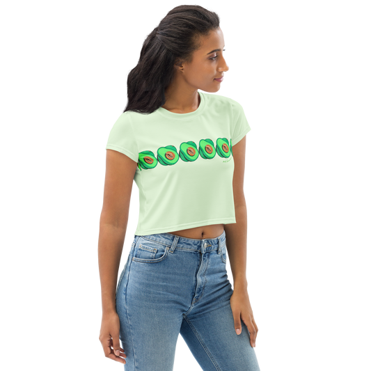 "Vulv-a-cado" Crop Tee