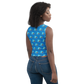 Anxious Shark- Fitted Crop Top