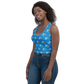 Anxious Shark- Fitted Crop Top
