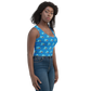 Anxious Shark- Fitted Crop Top
