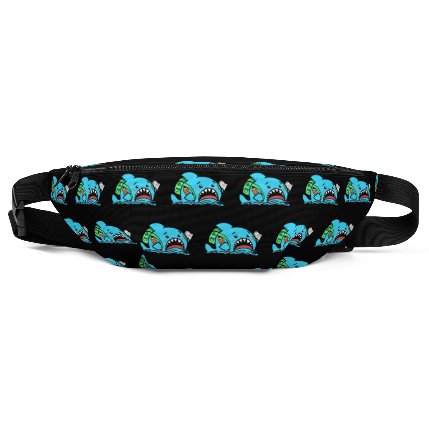 School Shark Fanny Pack (black)