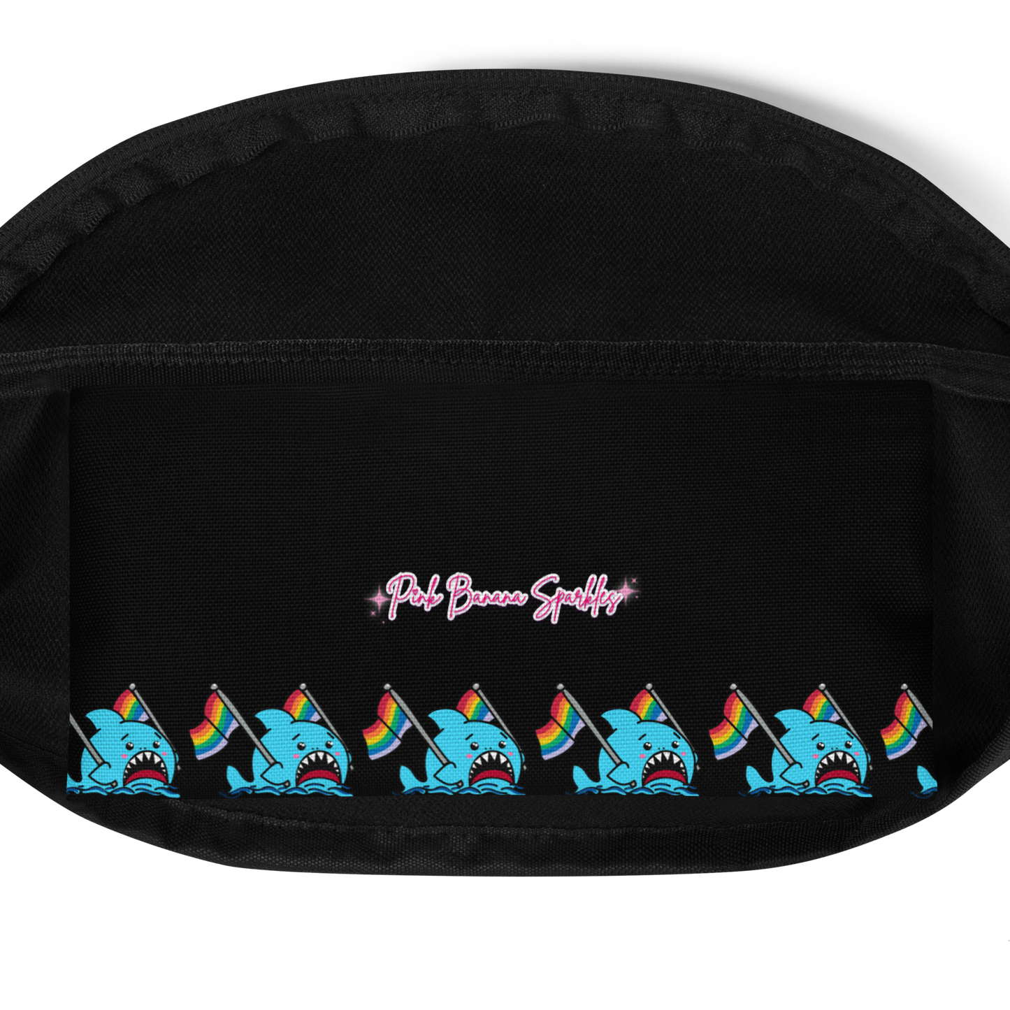 Anxious Shark Pride Fanny Pack