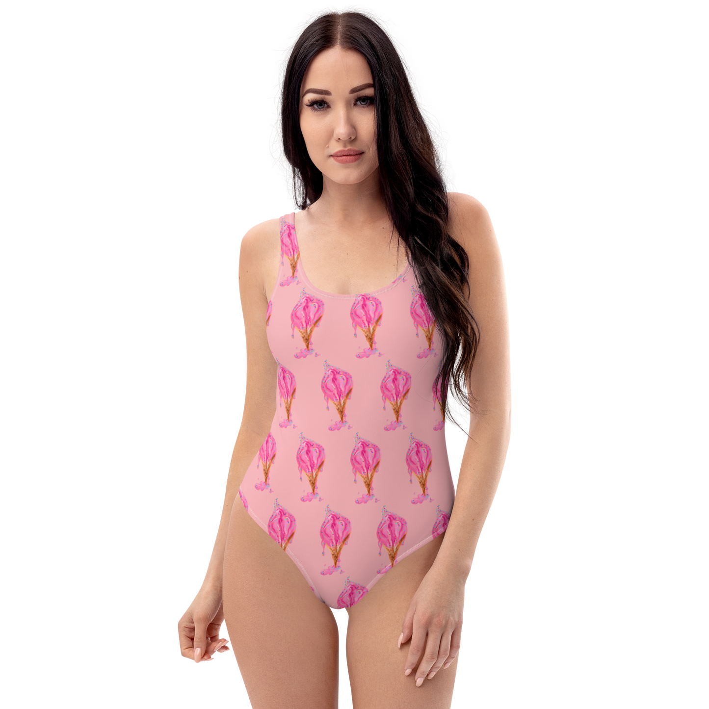 Ice Cream Vulva- One-Piece Swimsuit