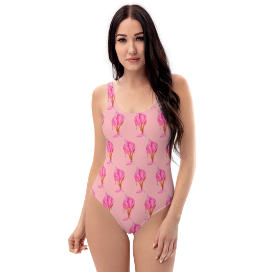 Ice Cream Vulva- One-Piece Swimsuit