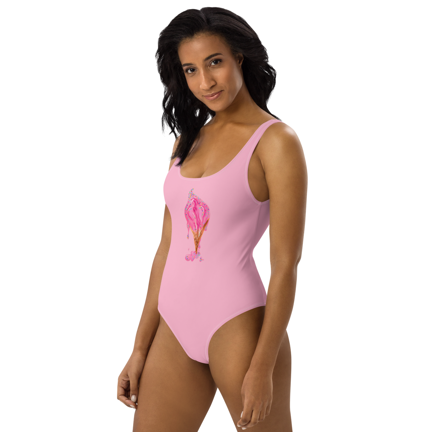 Ice Cream Vulva One-Piece Swimsuit