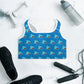 Anxious Shark Padded Sports Bra