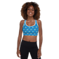 Anxious Shark Padded Sports Bra