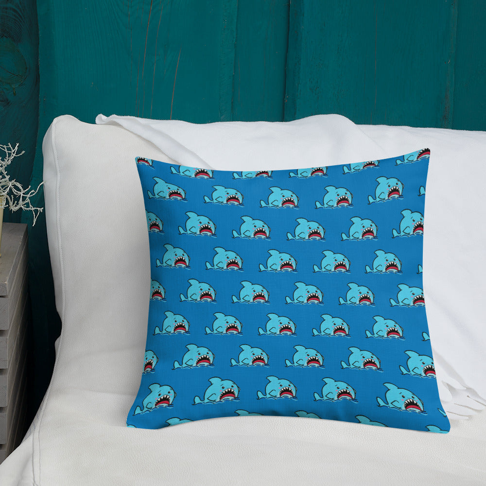 Anxious Shark Premium Pillow